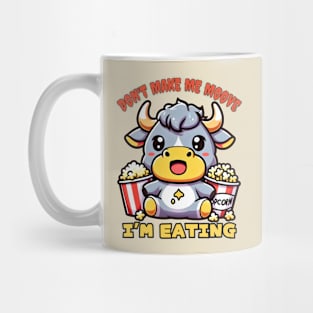 Popcorn cow with a moo Mug